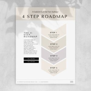 4 Step Road Map Template