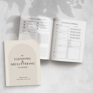 Mock-Ups (5) Cleaning & Decluttering Planner