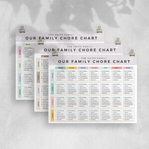 chore-chart (1) Family Chore Chart
