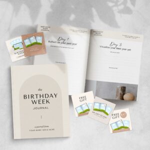 journal Birthday Week Journal