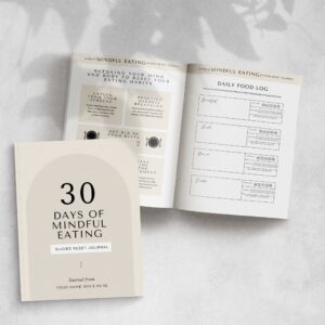 mindful-eating (1) 30 Days of Mindful Eating - Guided Reset Journal