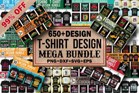 T-shirt Design Mega Bundle